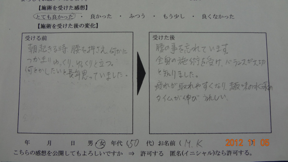 腰痛声